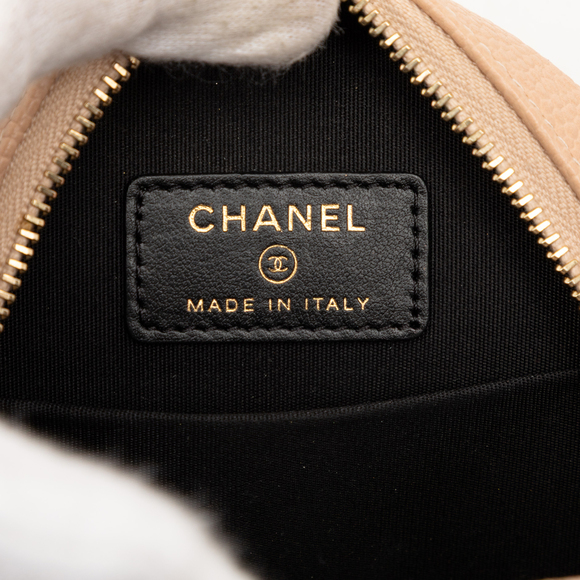 Pre-Loved Chanel Caviar CC Filigree Round Crossbody - Picture 5 of 8